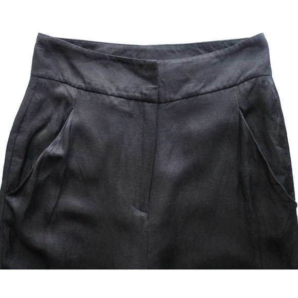 Envelope1976 Bianca Tapered Pants 25" / FR 34 / US 2 / Shiny Black Net-A-Porter - Picture 6 of 10